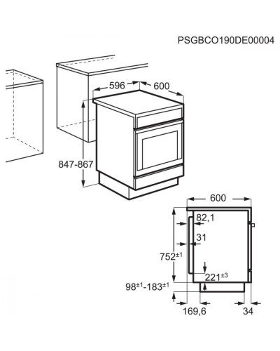 Електрична плита Electrolux LKI64020BX