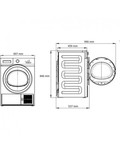 Сушильна машина Beko DF7412PB