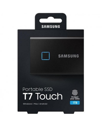 SSD накопичувач Samsung T7 Touch 1 TB Black (MU-PC1T0K/WW)