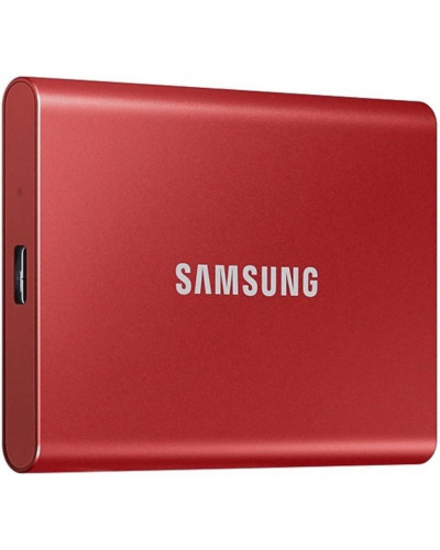 SSD накопитель Samsung T7 1TB Red (MU-PC1T0R/WW)