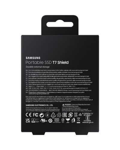 SSD накопичувач Samsung T7 Shield 1 TB Blue (MU-PE1T0R/EU)