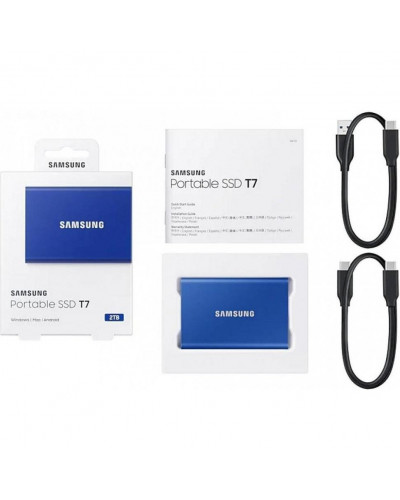 SSD накопичувач Samsung T7 2 TB Indigo Blue (MU-PC2T0H/WW)