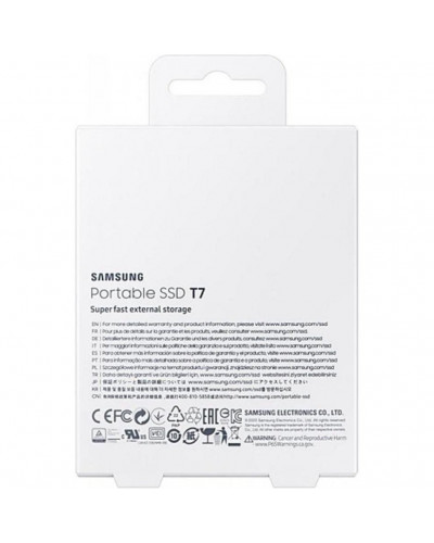 SSD накопичувач Samsung T7 2 TB Indigo Blue (MU-PC2T0H/WW)