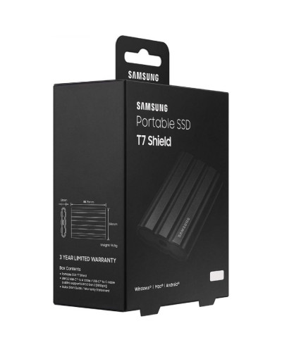 SSD накопичувач Samsung T7 Shield 1 TB Black (MU-PE1T0S/EU)