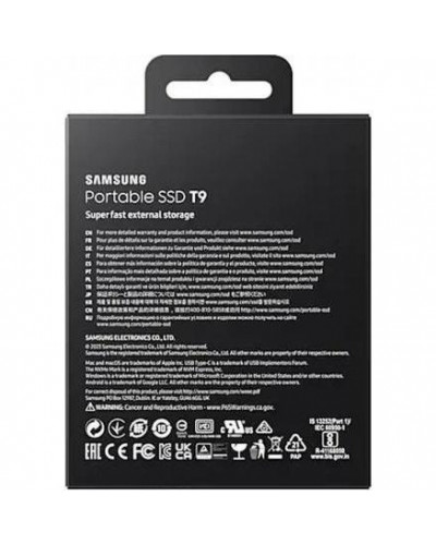 SSD накопичувач Samsung T9 4 TB Black (MU-PG4T0B/EU)