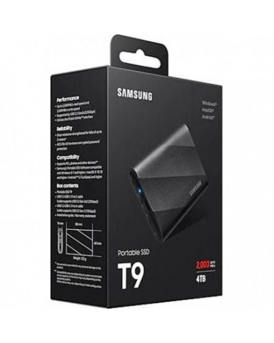 SSD накопичувач Samsung T9 4 TB Black (MU-PG4T0B/EU)