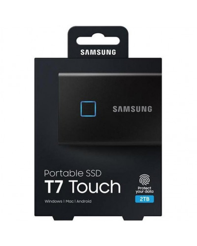 SSD накопичувач Samsung T7 Touch 2 TB Black (MU-PC2T0K/WW)