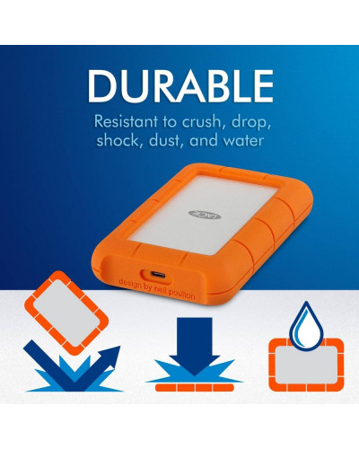 Жесткий диск LaCie Rugged 4 TB USB-C (STFR4000800)