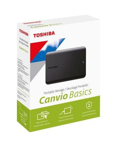 Жорсткий диск Toshiba Canvio Basics 2022 4 TB Black (HDTB540EK3CA)