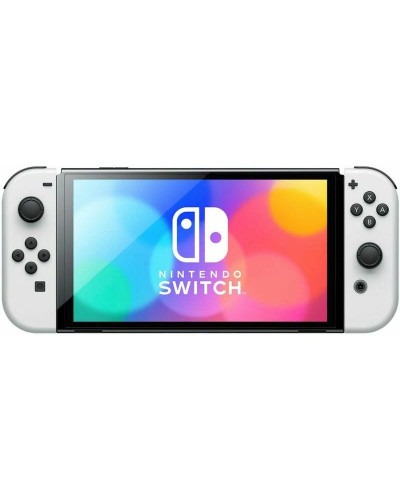 Портативна ігрова приставка Nintendo Switch OLED with White Joy-Con (045496453435)