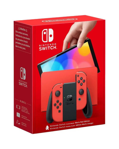 Портативная игровая приставка Nintendo Switch OLED Model Mario Red Edition