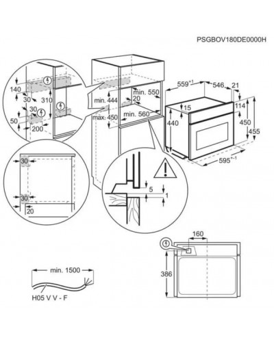 Мікрохвильовка з грилем Electrolux EVM8E08V