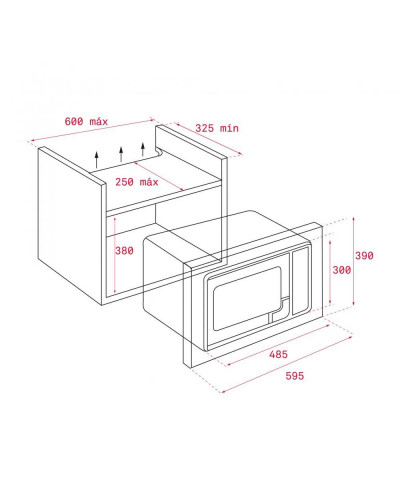 Мікрохвильовка з грилем Teka Total MS 620 BIS (40584010)