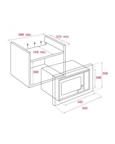 Микроволновка с грилем Teka ML 820 BIS BK (40584200)