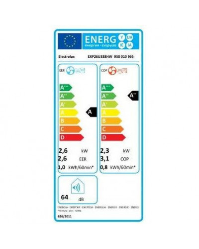 Мобільний кондиціонер Electrolux ChillFlex Pro EXP26U338HW