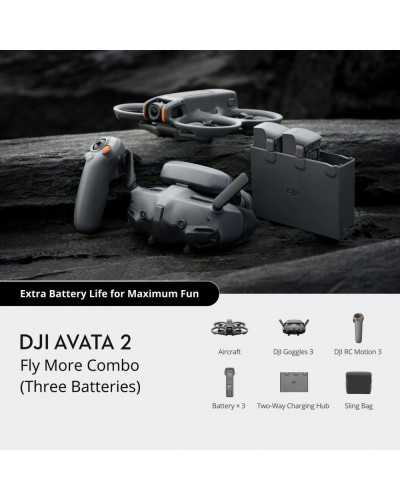 Квадрокоптер DJI Avata 2 Fly More Combo Drone Single Battery (CP.FP.00000150.02)