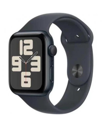 Смарт-годинник Apple Watch SE 2 GPS 44mm Midnight Aluminium Case w. Midnight Sport Band - S/M (MXEJ3/MXG13/MXGL3)