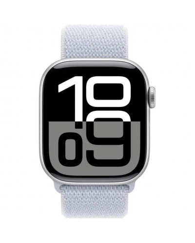 Смарт-годинник Apple Watch Series 10 GPS 42mm Silver Aluminum Case w. Blue Cloud Sport Loop (MWWD3)