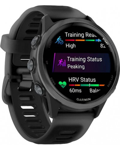 Смарт-годинник Garmin Forerunner 570 42mm Slate Gray Aluminum w. Translucent Black/Black Band (010-02970-00)