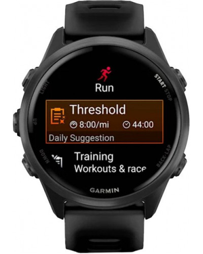 Смарт-годинник Garmin Forerunner 570 42mm Slate Gray Aluminum w. Translucent Black/Black Band (010-02970-00)