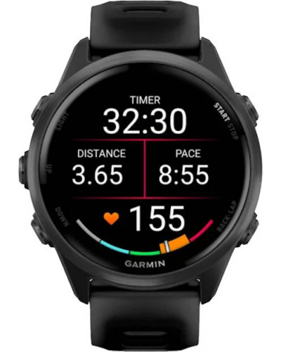 Смарт-годинник Garmin Forerunner 570 42mm Slate Gray Aluminum w. Translucent Black/Black Band (010-02970-00)