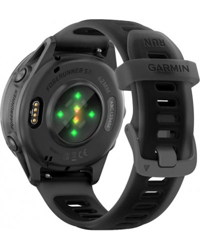 Смарт-годинник Garmin Forerunner 570 42mm Slate Gray Aluminum w. Translucent Black/Black Band (010-02970-00)