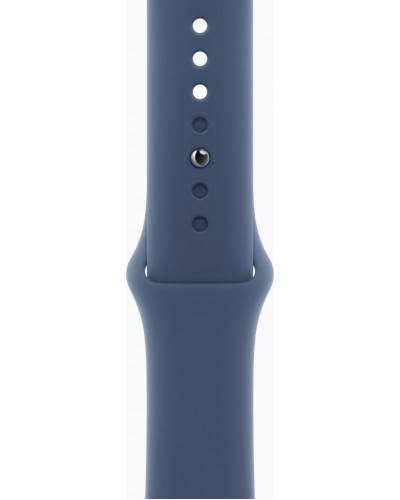 Смарт-годинник Apple Watch Series 10 GPS 46mm Silver Alu. Case w. Denim Sport Band - S/M (MWWL3)