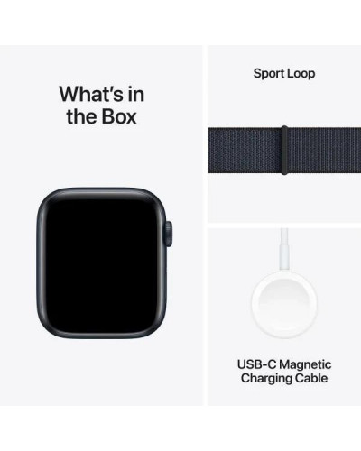 Смарт-годинник Apple Watch SE 2 GPS 44mm Midnight Aluminium Case w. Ink Sport Loop (MXEP3/MXG33/MXGN3)