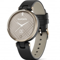 Смарт-годинник Garmin Lily Classic Edition - Cream Gold Bezel w. Black Case and Italian L.r Band (010-02384-B1/A1)