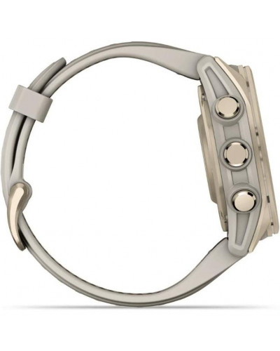 Смарт-годинник Garmin Fenix 8 43mm AMOLED Sapphire Soft Gold w. Fog Gray/Dark Sandstone S. Band (010-02903-10/11/18)