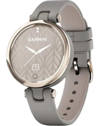 Смарт-годинник Garmin Lily Classic Edition - Cream Gold Bezel w. Braloba G. Case and Italian L. Band (010-02384-A2/B2)