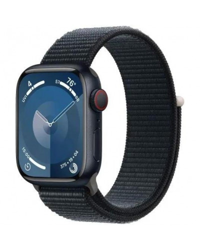Смарт-годинник Apple Watch Series 9 GPS + Cellular 41mm Midnight Alu. Case w. Midnight Sport Loop (MRHU3)