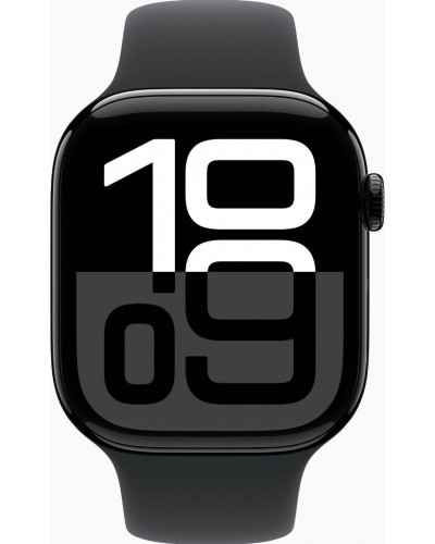 Смарт-годинник Apple Watch Series 10 GPS + Cellular 46mm Jet Black Alu. Case w. Black Sport Band - M/L (MWY43)