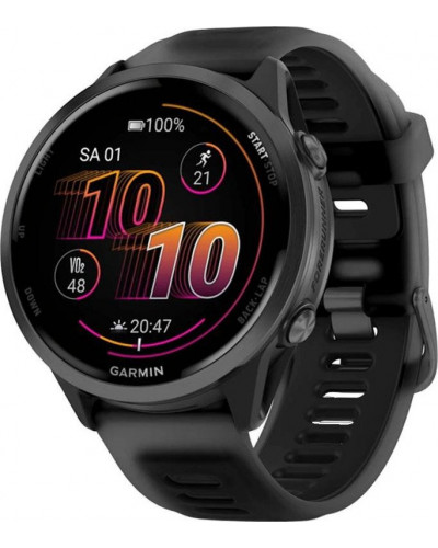 Смарт-годинник Garmin Forerunner 570 47mm Slate Gray Aluminum w. Translucent Black/Black Band (010-02971-00)
