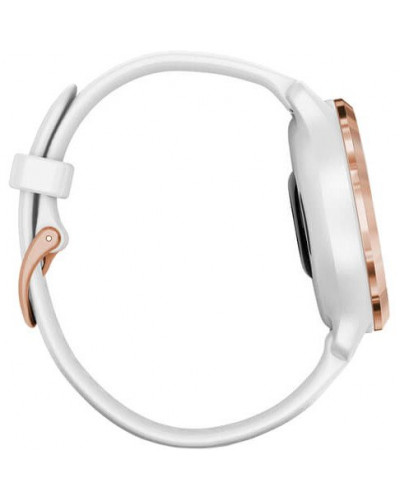 Смарт-годинник Garmin Venu 2S Rose Gold Bezel with White Case and Silicone Band (010-02429-13/03)