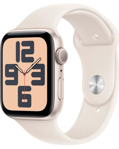 Смарт-годинник Apple Watch SE 2 GPS 44mm Starlight Alu. Case w. Starlight Sport Band - S/M (MXEU3)