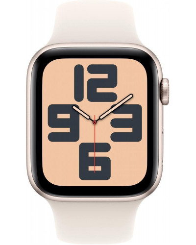 Смарт-годинник Apple Watch SE 2 GPS 44mm Starlight Alu. Case w. Starlight Sport Band - S/M (MXEU3)