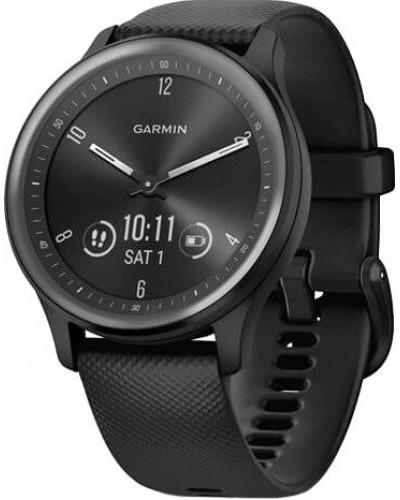 Смарт-часы Garmin Vivomove Sport Black Case and S. Band w. Slate Accents (010-02566-00)