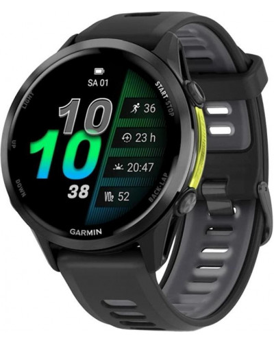 Смарт-годинник Garmin Forerunner 970 Carbon Gray DLC Titanium w. Black Case and Black/Translucent W. Band (010-02969-00/10