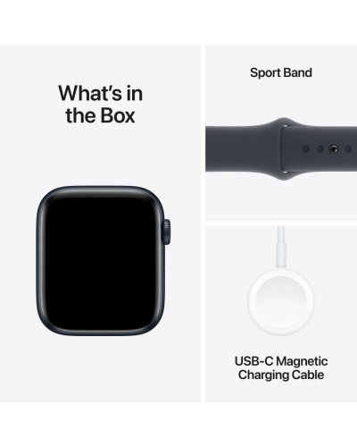 Смарт-годинник Apple Watch SE 2 GPS 40mm Midnight Aluminium Case w. Midnight Sport Band - M/L (MXE93)