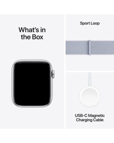 Смарт-годинник Apple Watch SE 2 GPS 40mm Silver Aluminium Case w. Blue Cloud Sport Loop (MXEE3)