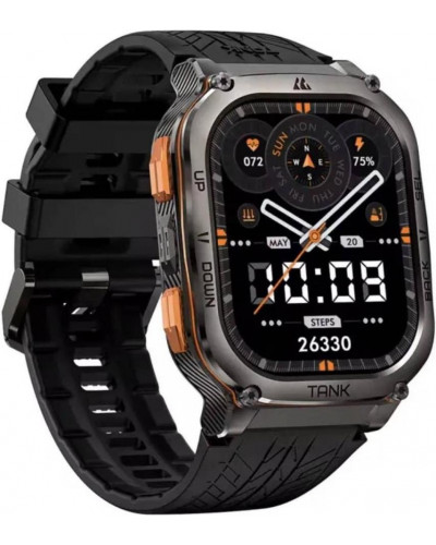 Смарт-годинник KOSPET Tank M3 Ultra Metal Black