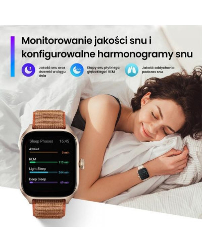 Смарт-годинник Amazfit GTS 4 Autumn Brown