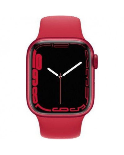 Смарт-годинник Apple Watch Series 7 GPS 41mm PRODUCT RED Aluminum Case With PRODUCT RED Sport Band (MKN23)
