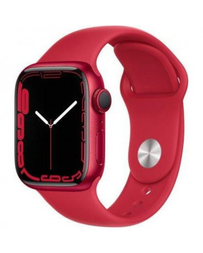Смарт-годинник Apple Watch Series 7 GPS 41mm PRODUCT RED Aluminum Case With PRODUCT RED Sport Band (MKN23)