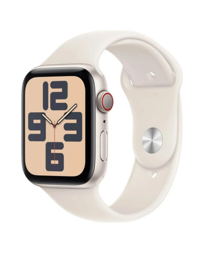Смарт-годинник Apple Watch SE 2 GPS + Cellular 44mm Starlight Alu. Case w. Starlight S. Band M/L (MXG83/MXGU3)