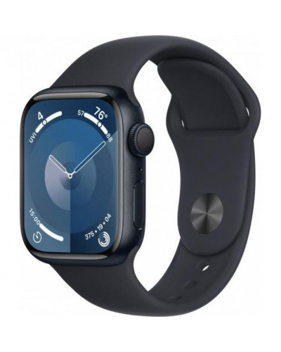 Смарт-годинник Apple Watch Series 9 GPS 45mm Midnight Aluminum Case w. Midnight Sport Band - S/M (MR993)