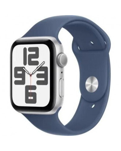 Смарт-годинник Apple Watch SE 2 GPS 44mm Silver Aluminium Case w. Denim Sport Band - M/L (MXER3/MXG53/MXGQ3)