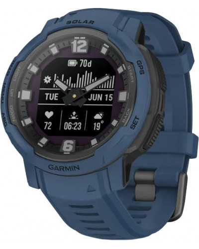 Смарт-годинник Garmin Instinct Crossover Solar Tidal Blue (010-02730-12/02)