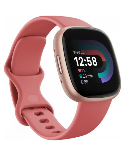 Смарт-годинник Fitbit Versa 4 Pink Sand/Copper Rose (FB523RGRW)